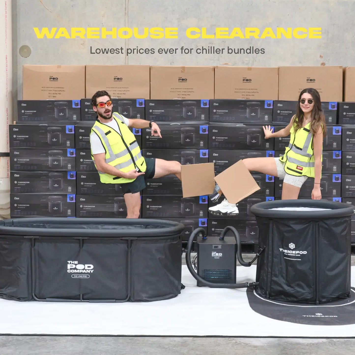 Warehouse Clearance Long Pod + Chiller